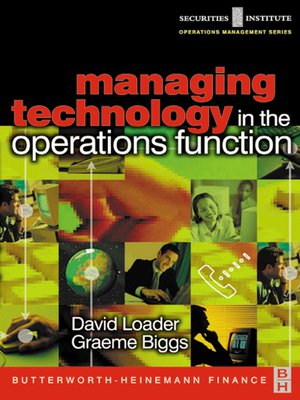 cover image of Managing Technology in the Operations Function